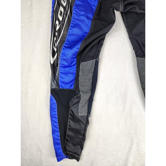 Pro Grip Motocross Pants MX Made in Italy Schoeller Blue Black Size 32 - Picture 10 of 15
